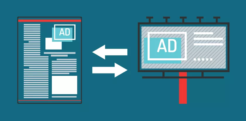 Digital billboard advertisement exchange concept