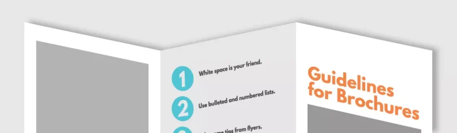 Text Guidelines for Brochures