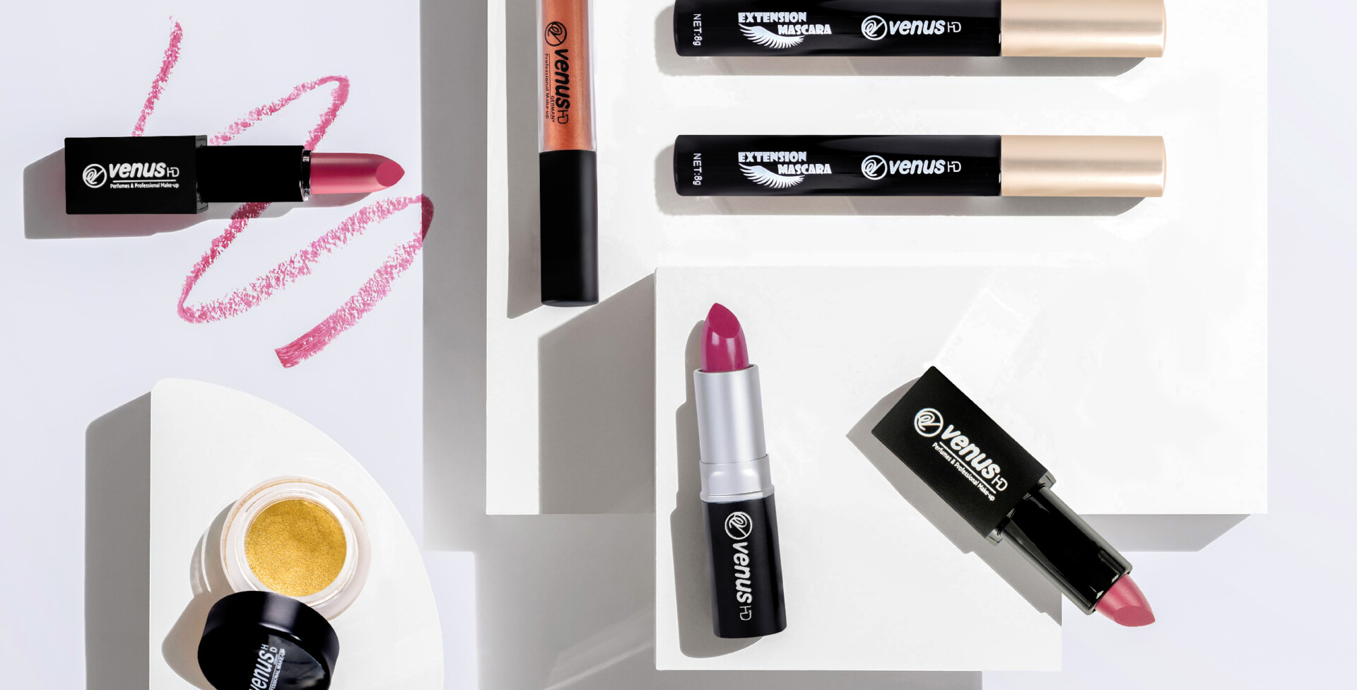 Lipstick with branding packaging design