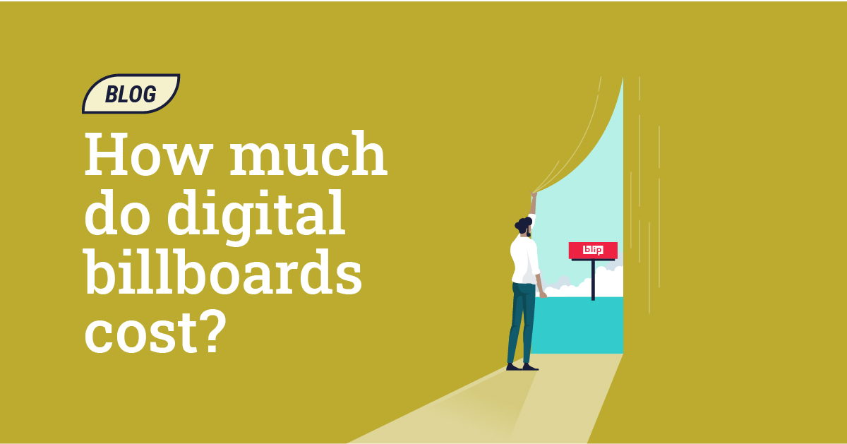 Blip Social Much Do Digital Billboards Cost