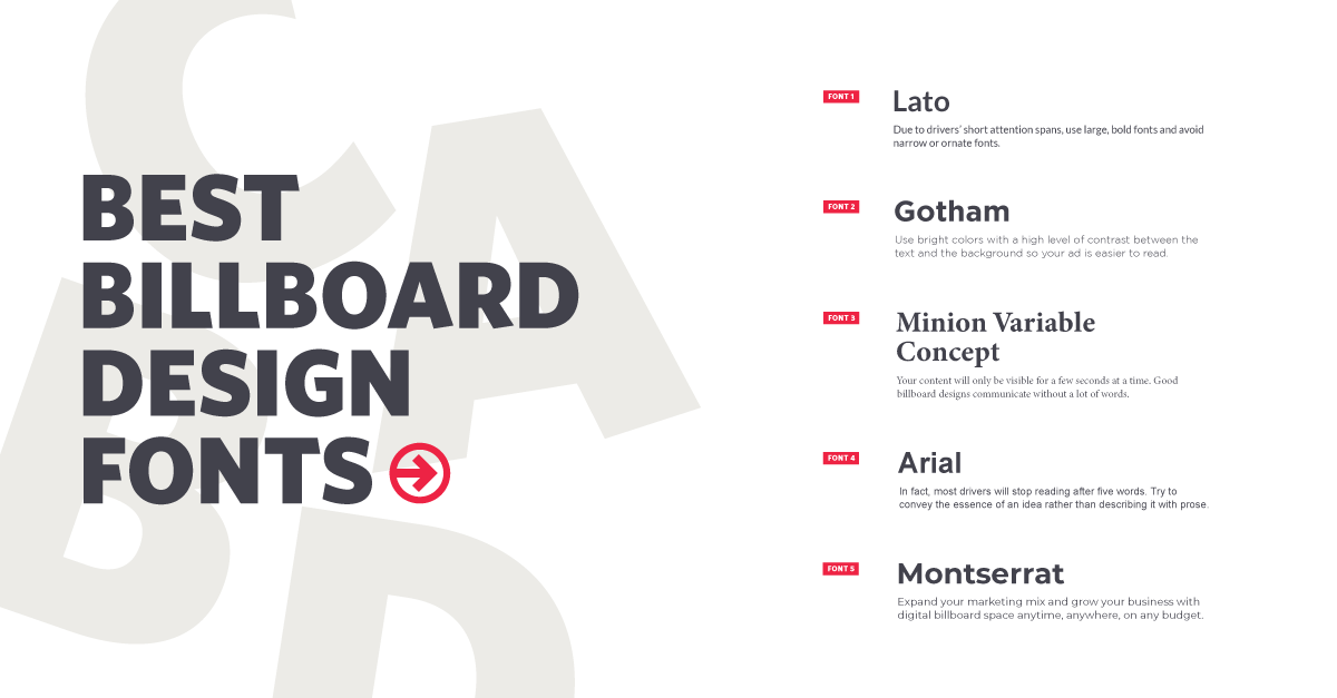 Bold and Clear Fonts