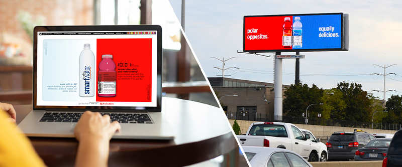 Billboard ad v. digital