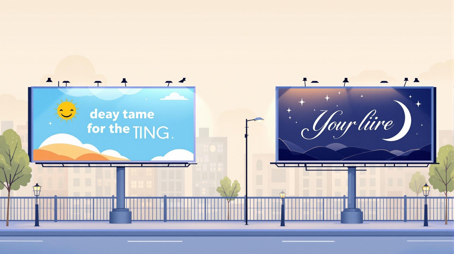 Day vs. Night Billboard Design: Key Differences