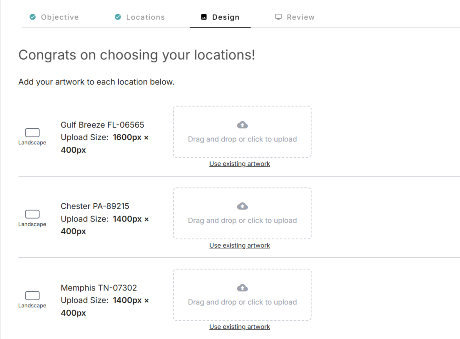 Step 3: Upload your design