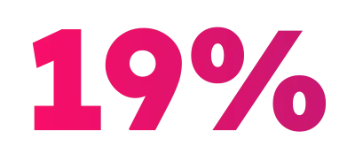 19 percent