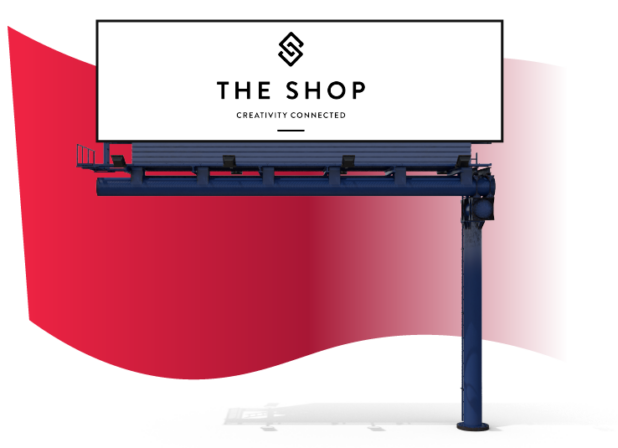 The Shop Landing Page Mock Up